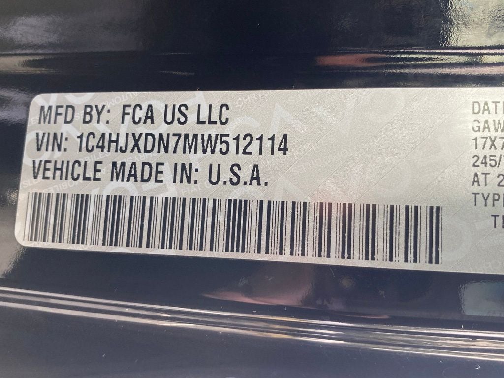 2021 Jeep Wrangler Unlimited Sport