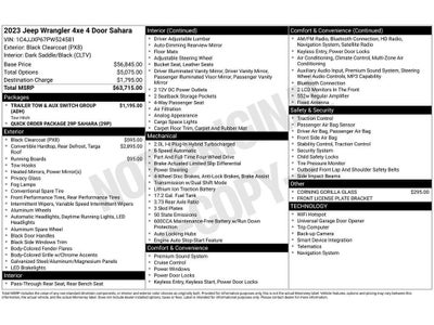 2023 Jeep Wrangler 4xe Sahara