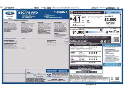 2021 Ford Escape Hybrid SE Hybrid