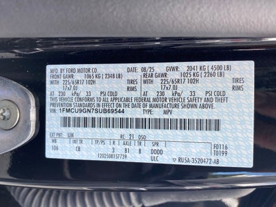 2025 Ford Escape Active