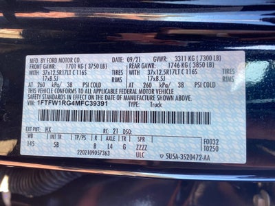 2021 Ford F-150 Raptor