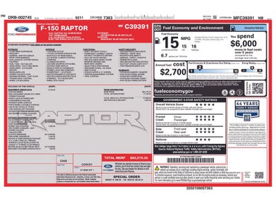 2021 Ford F-150 Raptor