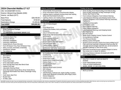 2024 Chevrolet Malibu LT 1LT
