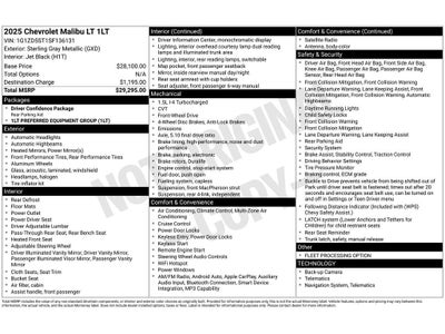 2025 Chevrolet Malibu LT 1LT