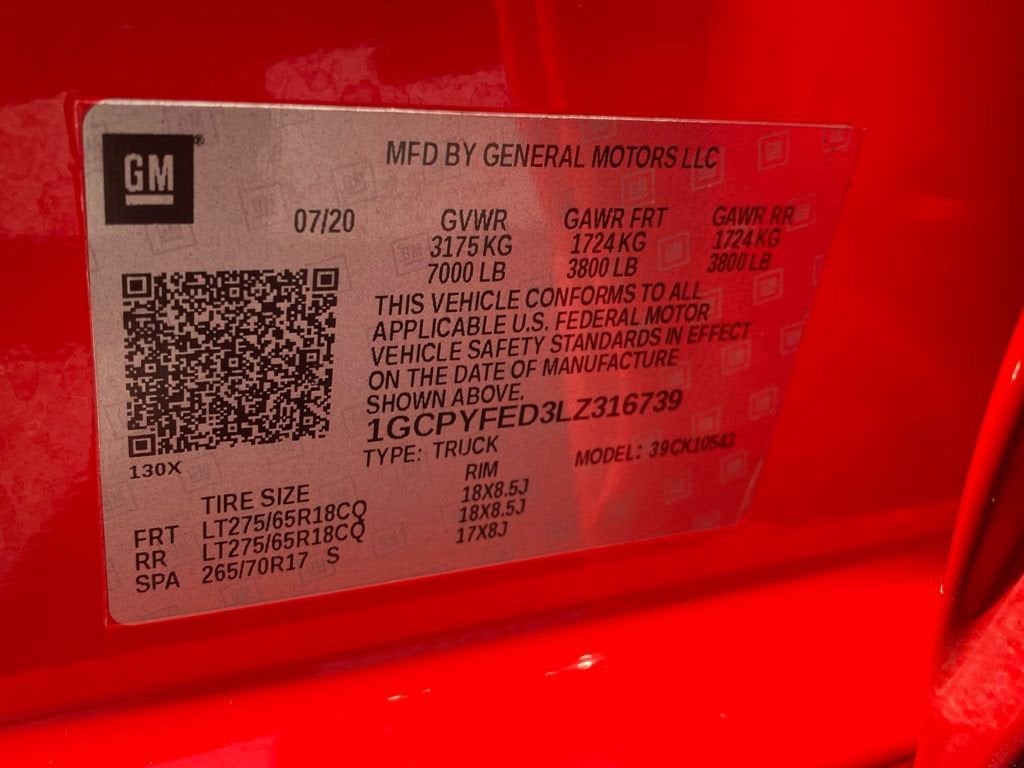 2020 Chevrolet Silverado 1500 LT Trail Boss