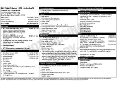 2022 GMC Sierra Limited AT4