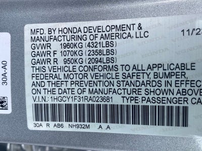 2024 Honda Accord EX