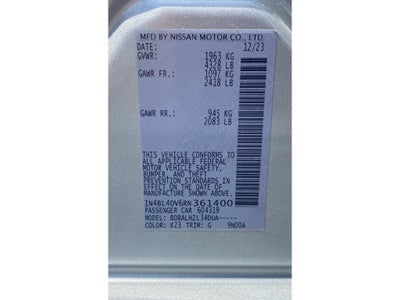 2024 Nissan Altima 2.5 SV