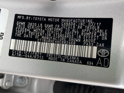 2017 Toyota Corolla LE