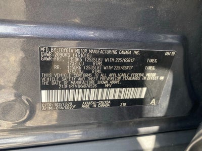 2019 Toyota RAV4 LE