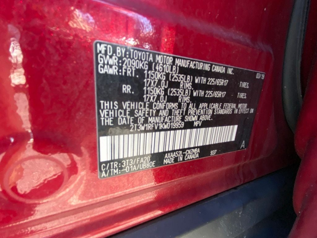 2019 Toyota RAV4 XLE