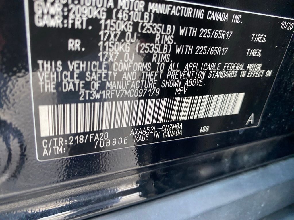 2021 Toyota RAV4 XLE