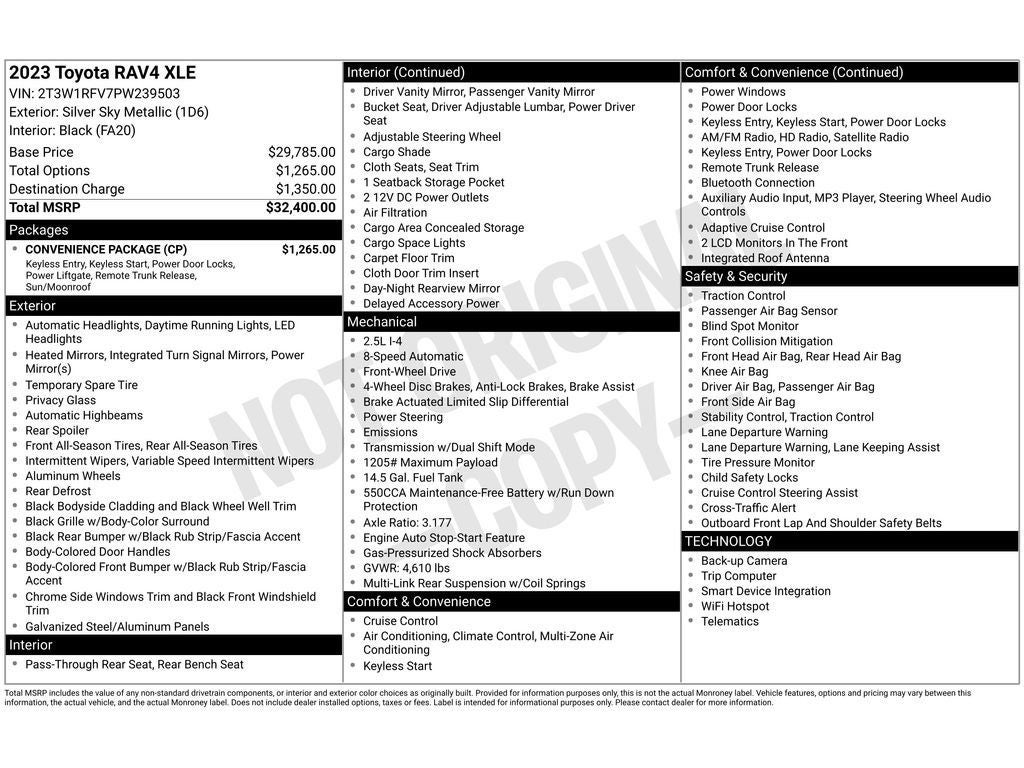 2023 Toyota RAV4 XLE