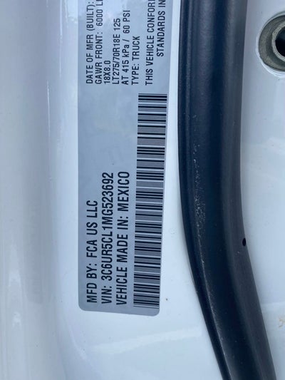 2021 RAM 2500 Tradesman