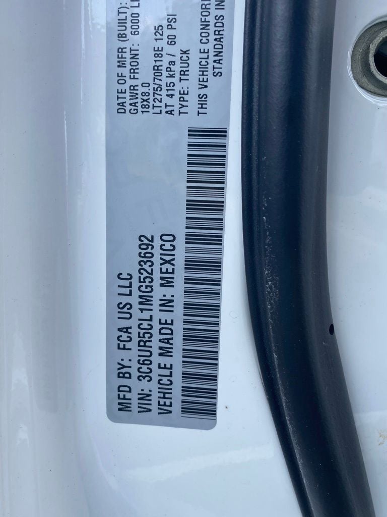 2021 RAM 2500 Tradesman
