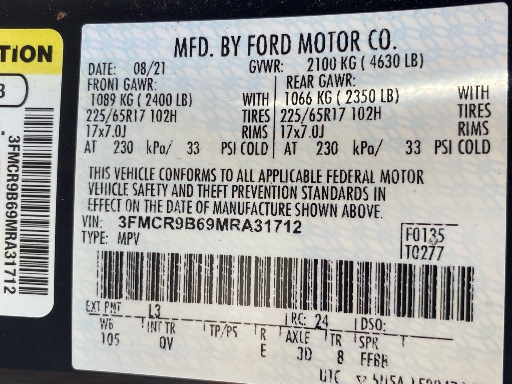 2021 Ford Bronco Sport Big Bend