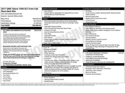 2017 GMC Sierra 1500 SLT