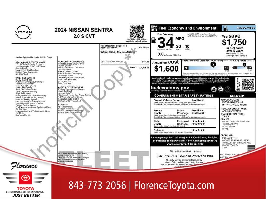 2024 Nissan Sentra S