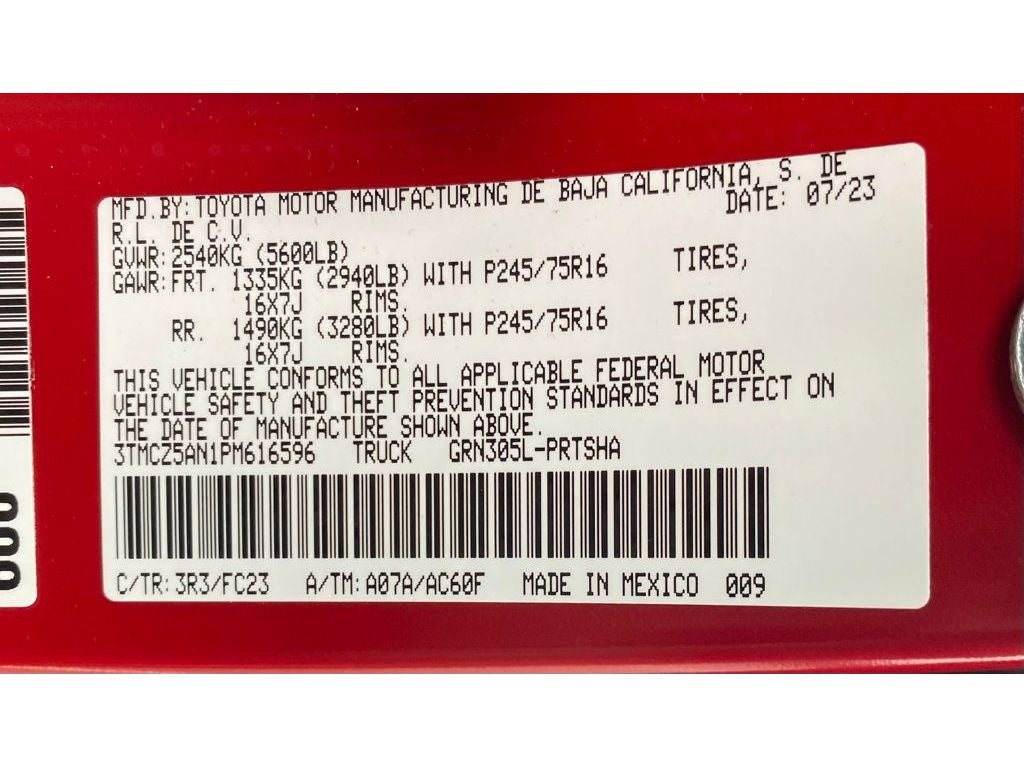 2023 Toyota Tacoma SR5 V6