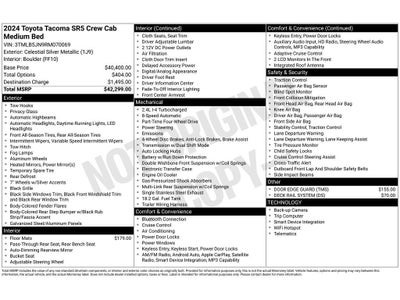 2024 Toyota Tacoma SR5