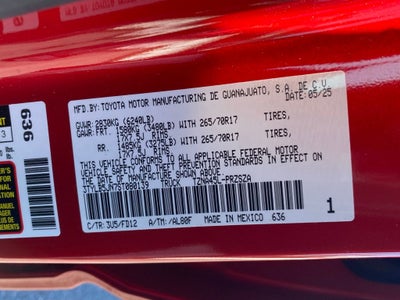 2025 Toyota Tacoma TRD Off-Road