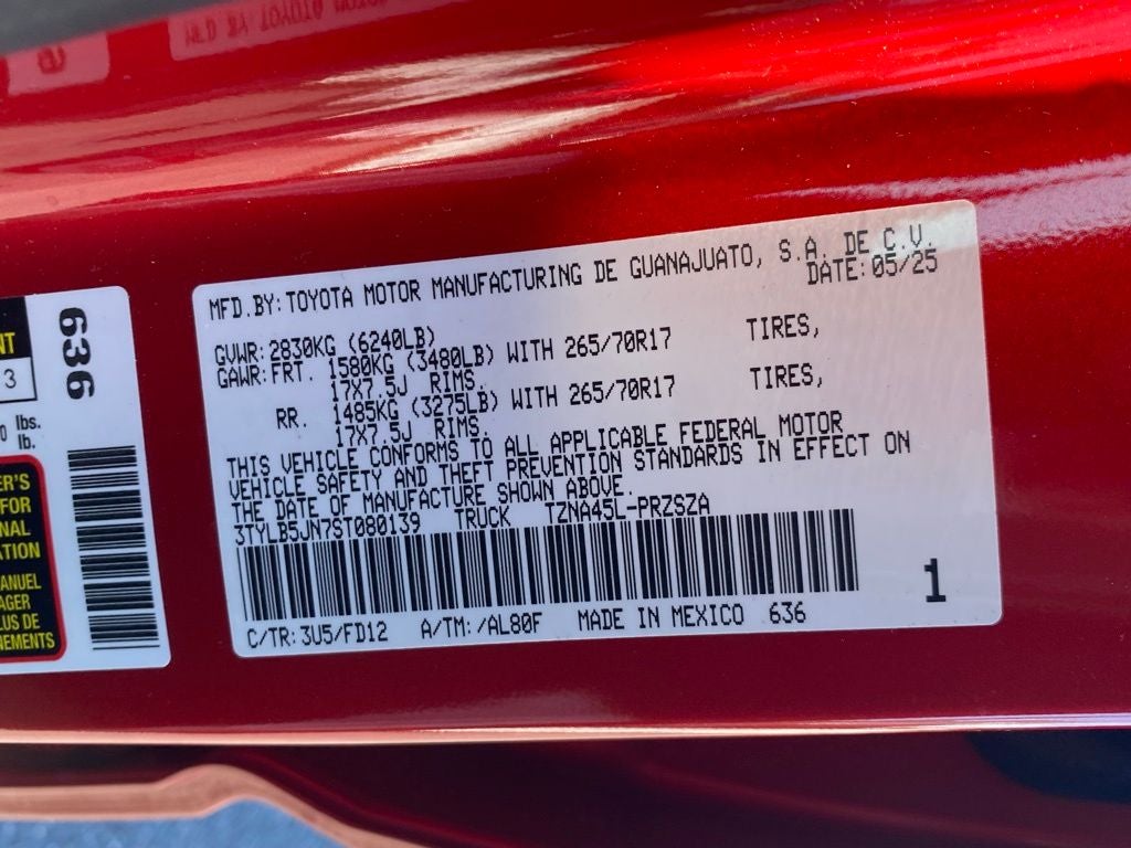 2025 Toyota Tacoma TRD Off-Road