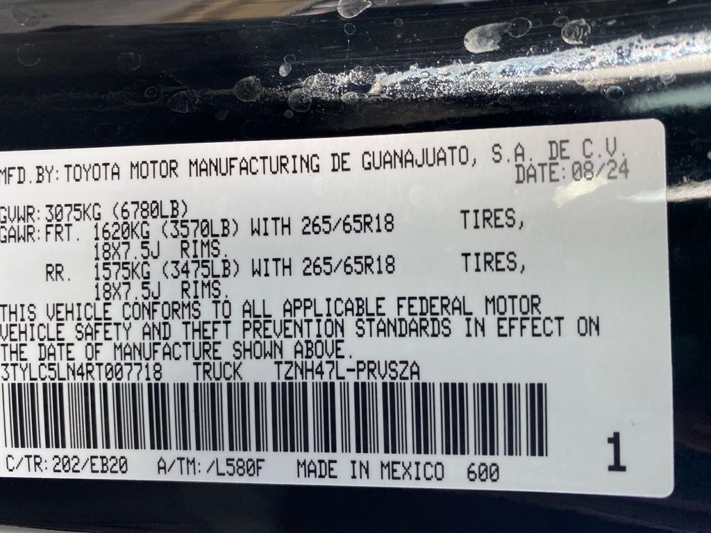 2024 Toyota Tacoma Hybrid Limited