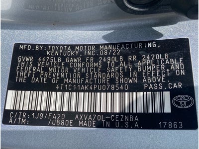 2023 Toyota Camry LE