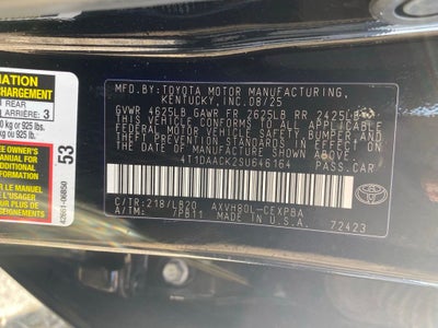 2025 Toyota Camry XSE