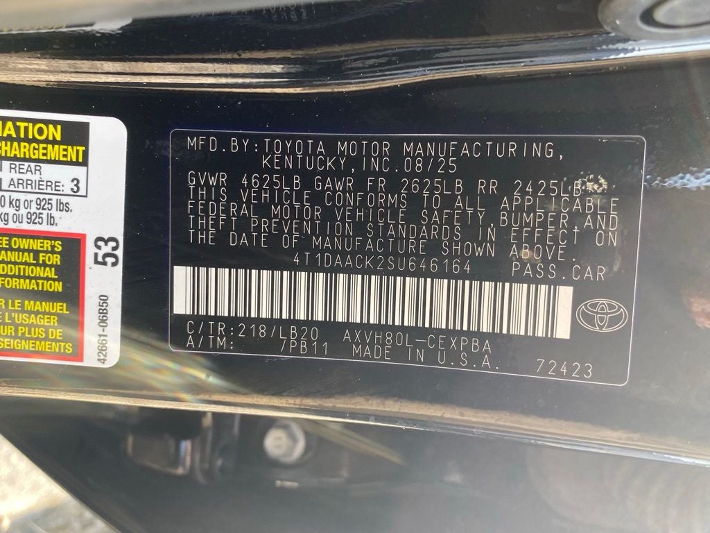 2025 Toyota Camry XSE