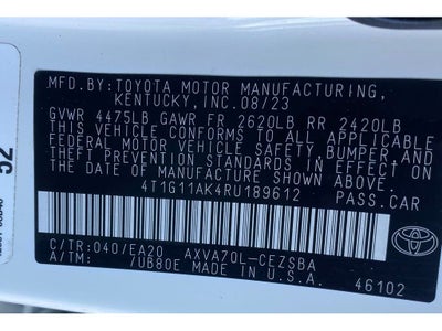 2024 Toyota Camry SE