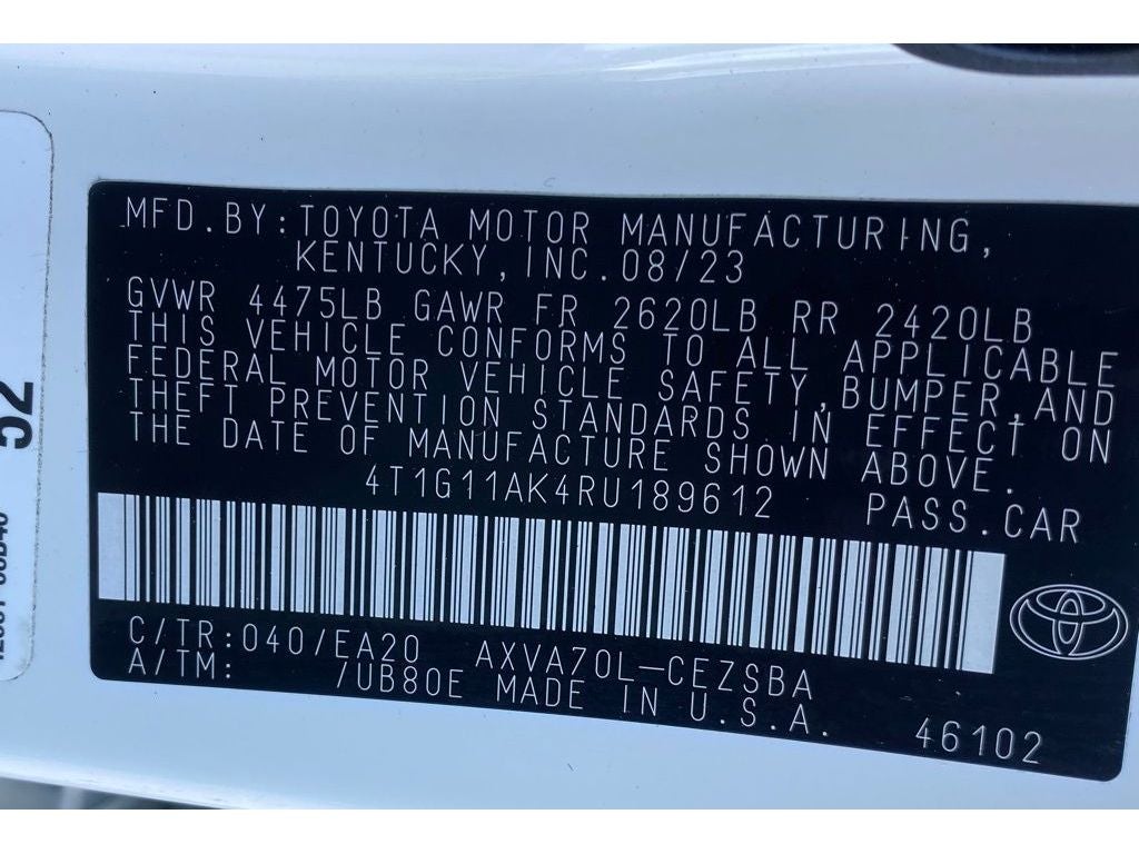 2024 Toyota Camry SE