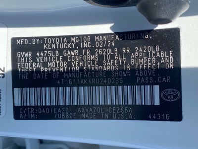 2024 Toyota Camry SE