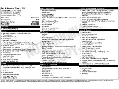 2023 Hyundai Elantra SEL