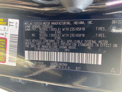 2022 Toyota Highlander LE