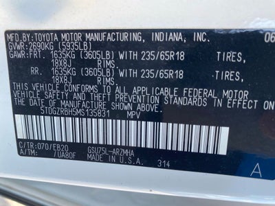 2021 Toyota Highlander XLE