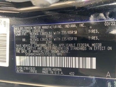 2022 Toyota Highlander Hybrid XLE