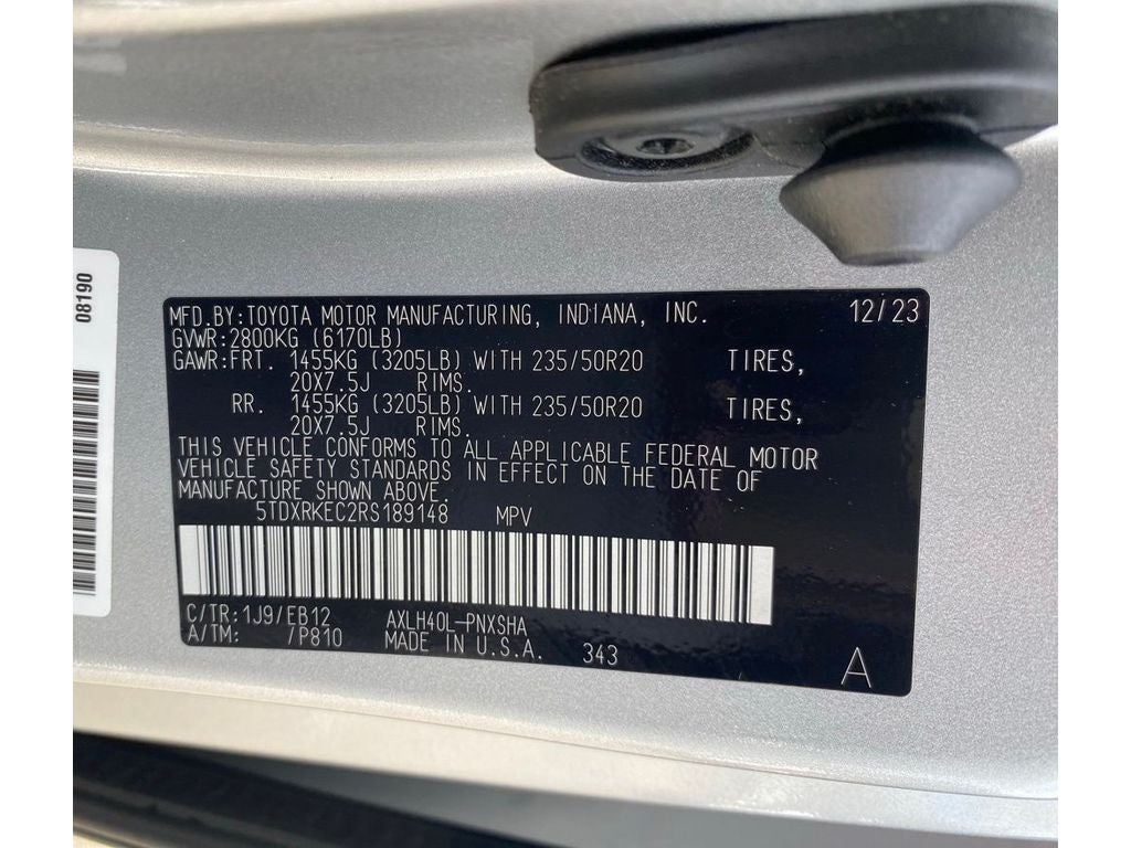 2024 Toyota Sienna XSE 7 Passenger