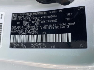 2023 Toyota Sienna XSE 7 Passenger