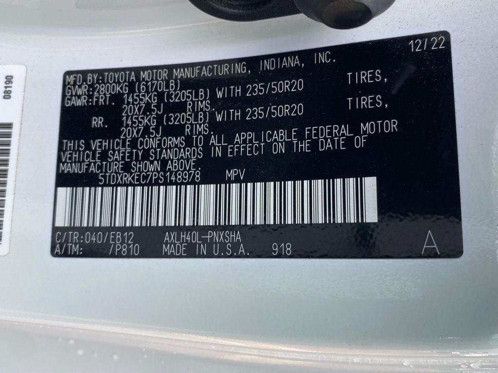 2023 Toyota Sienna XSE 7 Passenger