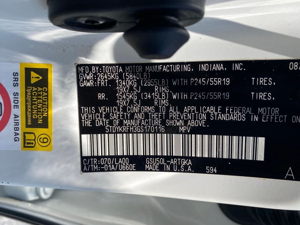 2016 Toyota Highlander Limited Platinum V6