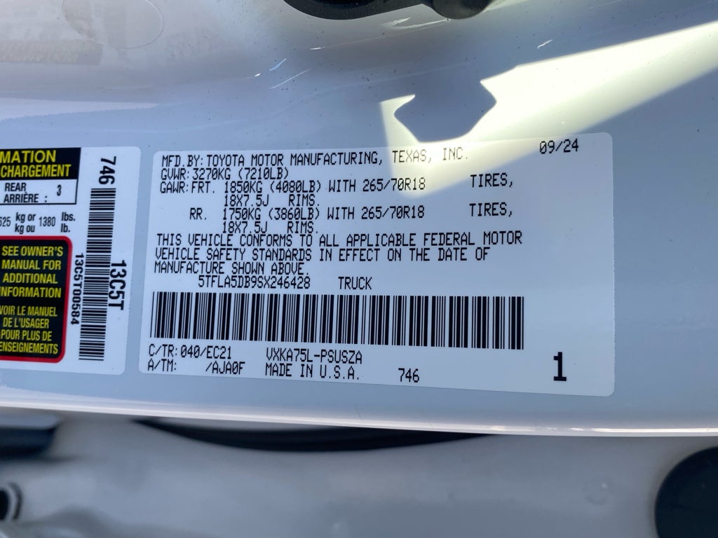 2025 Toyota Tundra SR5