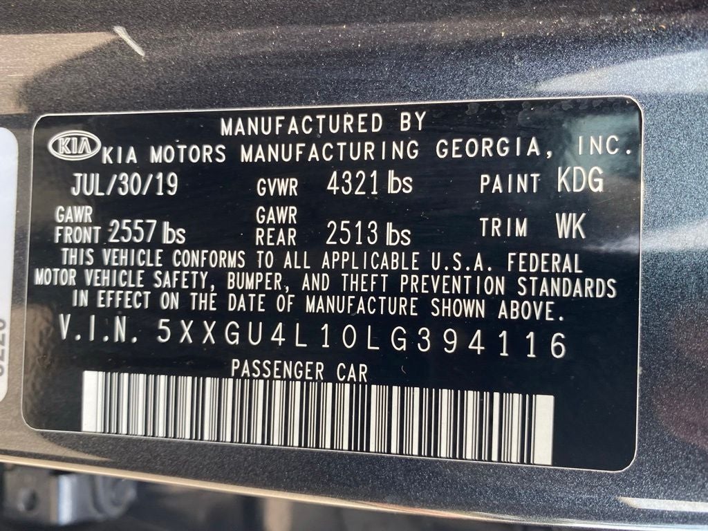 2020 Kia Optima EX Turbo