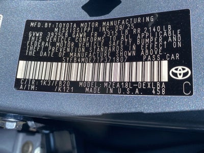 2026 Toyota Corolla LE