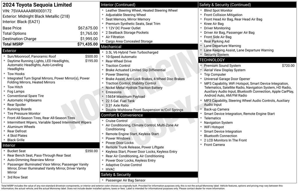 2024 Toyota Sequoia Limited