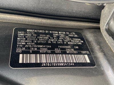 2022 Nissan Rogue Sport SV