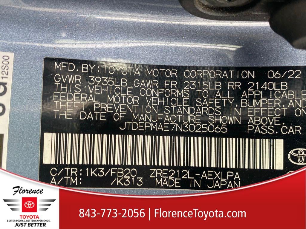 2022 Toyota Corolla LE