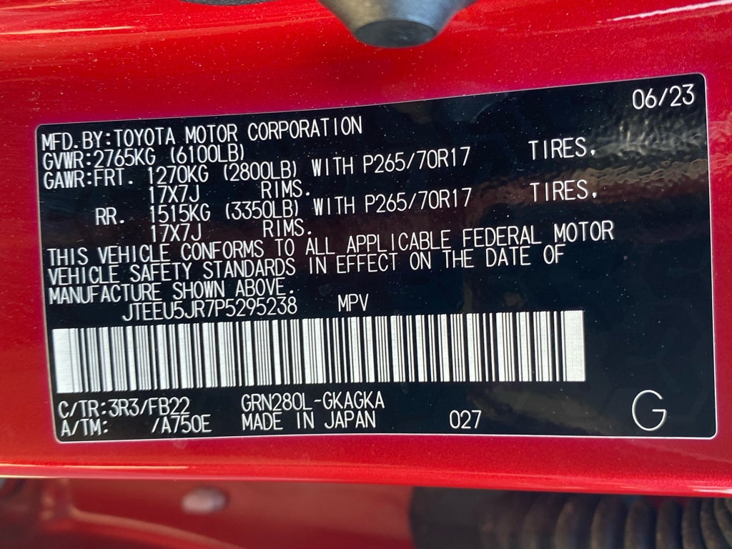 2023 Toyota 4Runner SR5