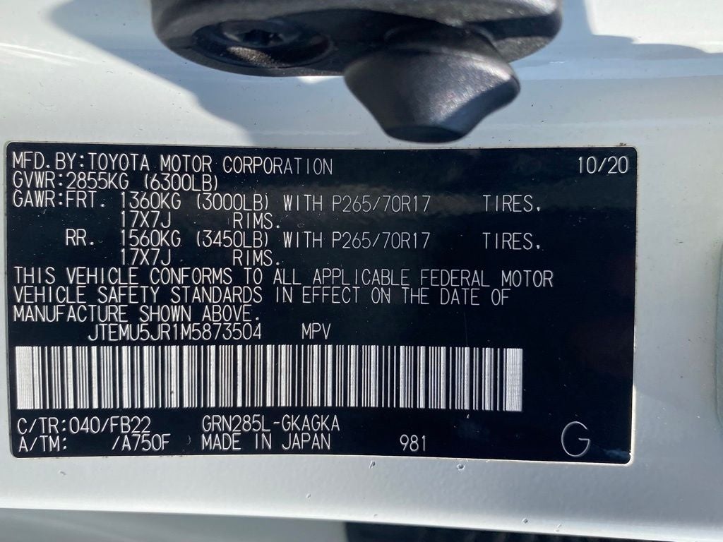 2021 Toyota 4Runner SR5