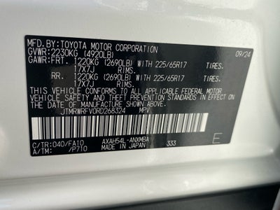 2024 Toyota RAV4 Hybrid Hybrid XLE